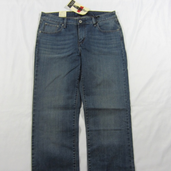 Levi's Demi Curve Classic Straight Leg Jeans 12 - Picture 2 of 8